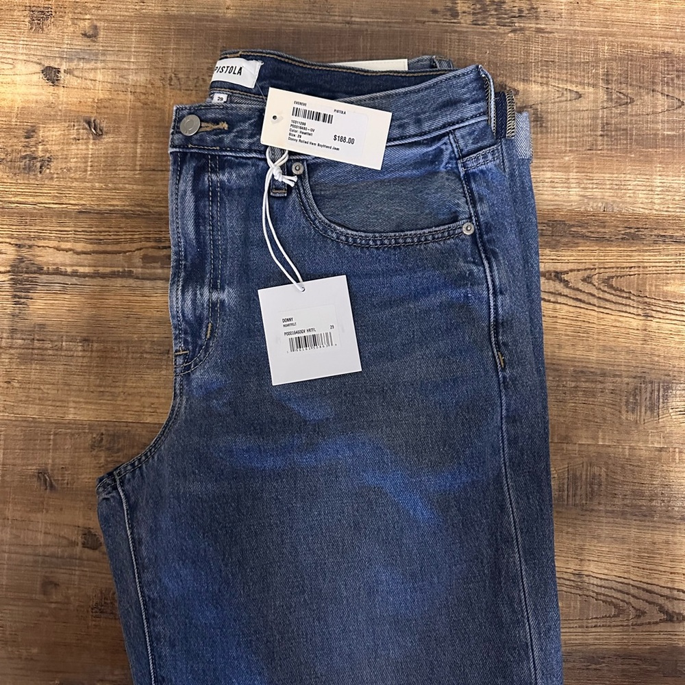 Pistola Women’s “Donny Rolled Hem Boyfriend” Jeans